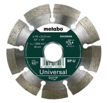 Diamanttrennscheibe - SP - U, 115x22,23 mm (624306000)
